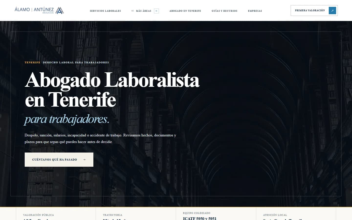 Documented Álamo & Antúnez website; Spain