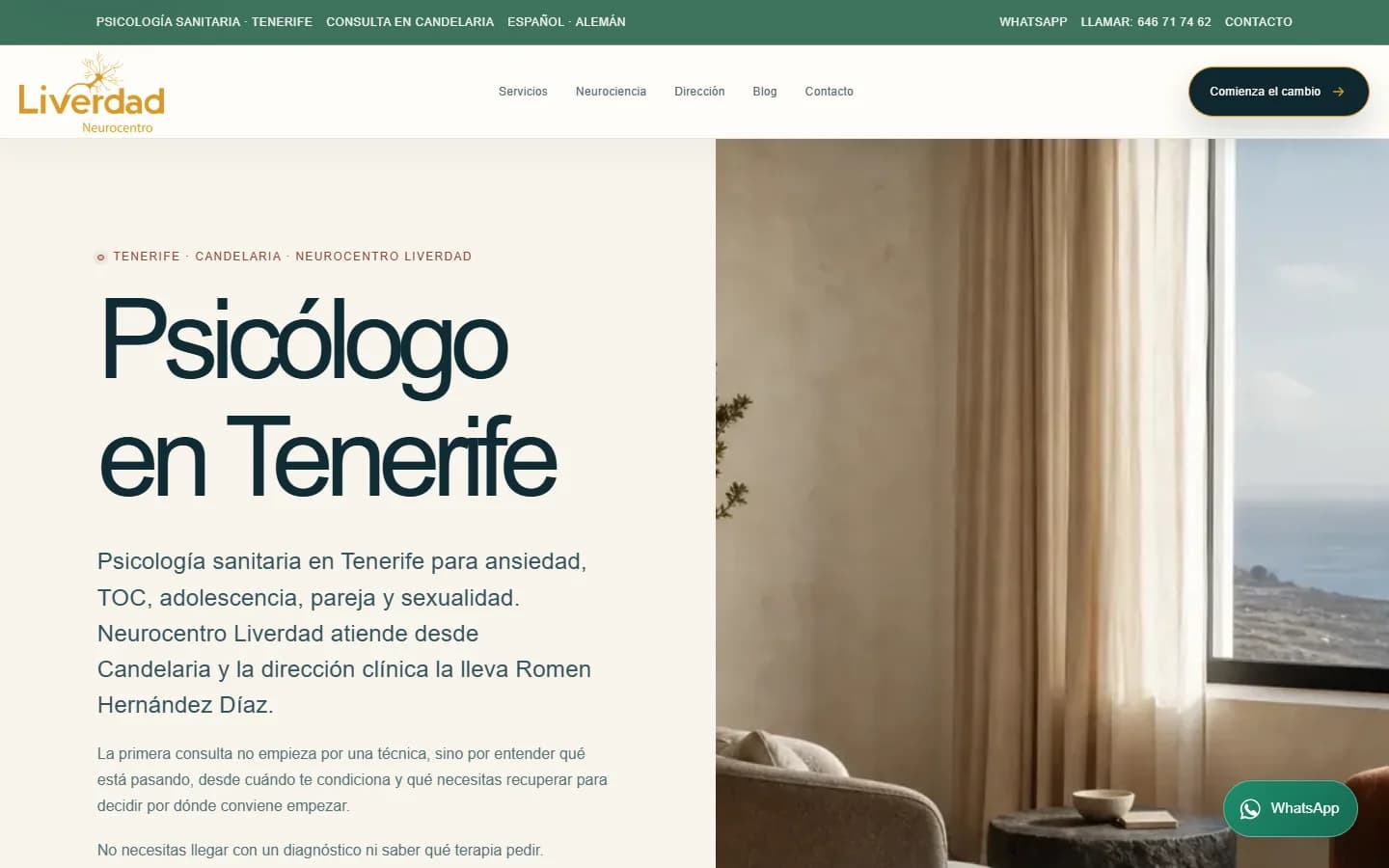 Documented Neurocentro Liverdad website; Spain