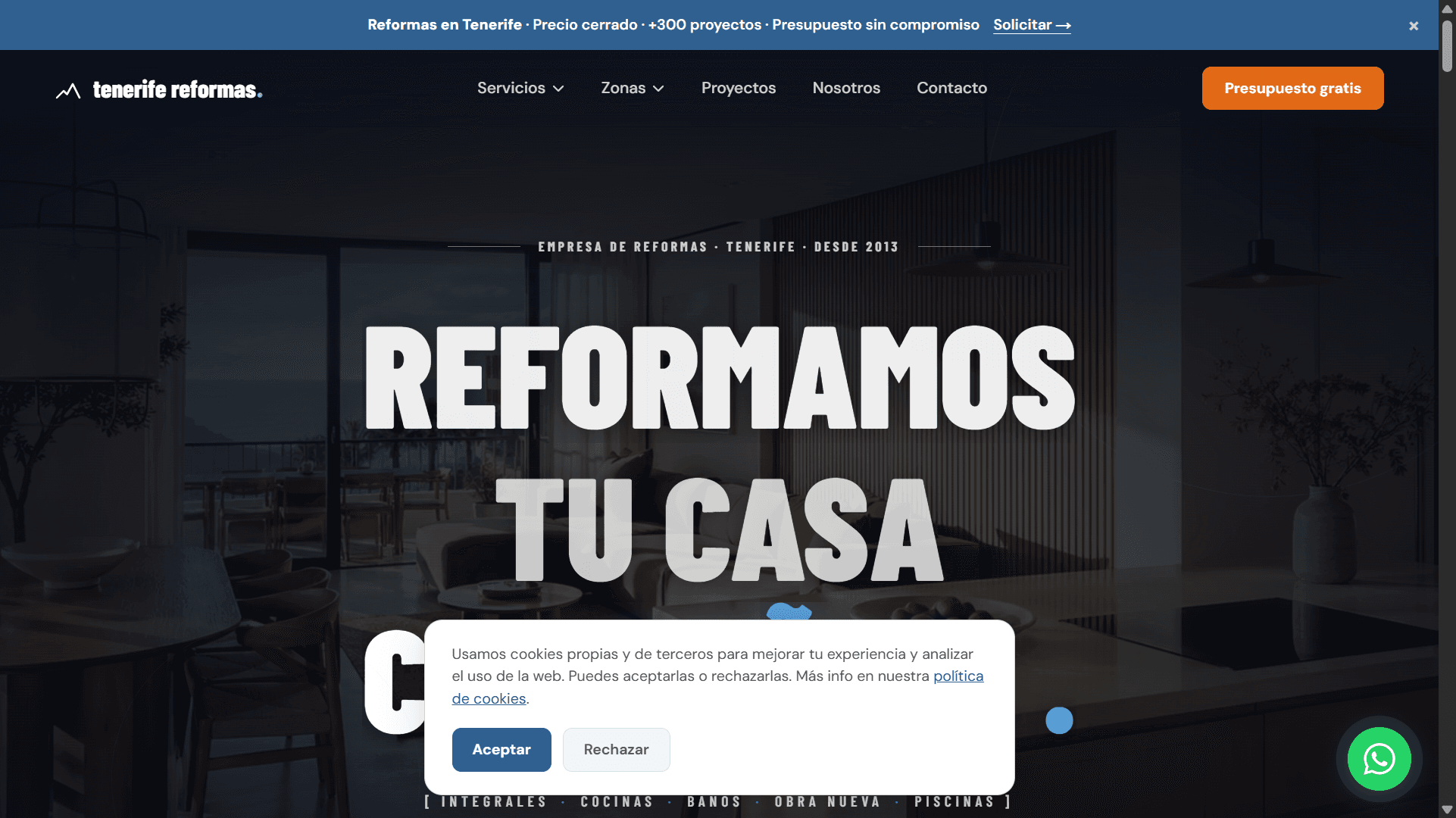 Tenerife Reformas premium screenshot